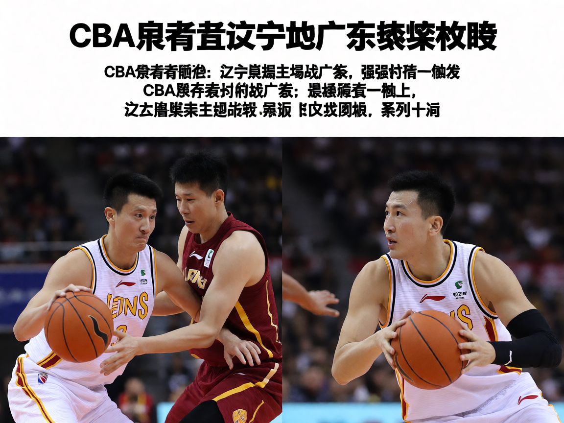 CBA季后赛辽宁对阵广东比赛激烈对抗画面
